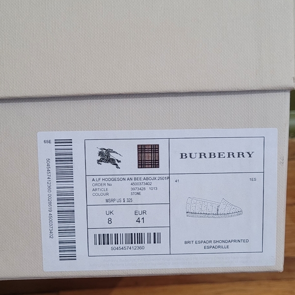 Burberry Espadrille - Picture 3 of 12